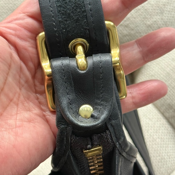 Vintage Coach Patricia Legacy Black Leather Flap Crossbody Bag - Picture 13 of 16
